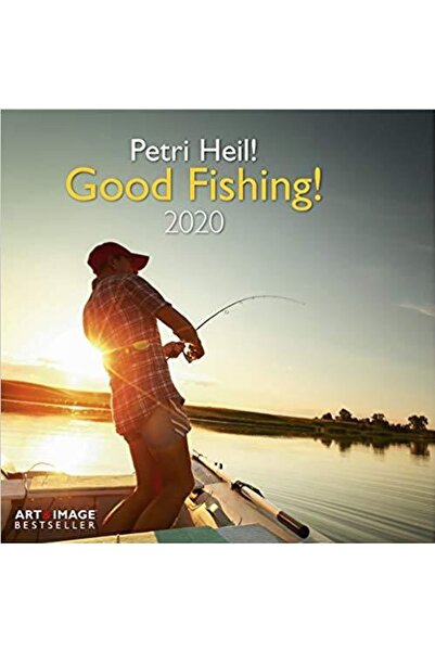 teNEues Grid Calendar Good Fishing! 2020, 30 x 30 cm