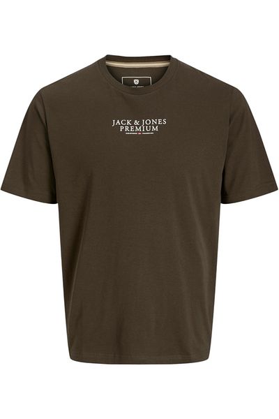 Jack & Jones Tricou JACK &JONES Bluarchie Crew - 12217167-Black Olive
