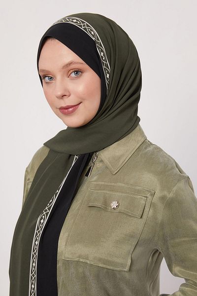 Levidor Khaki Knitted Pattern Medina Silk