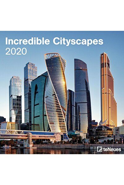 teNEues Calendar 2020 Incredible Cityscapes 30 x 30 cm