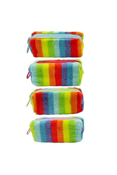 SYG مقلمة Unicus Big Zip Super Rainbow Rabbit Hair SYG-Unicus988