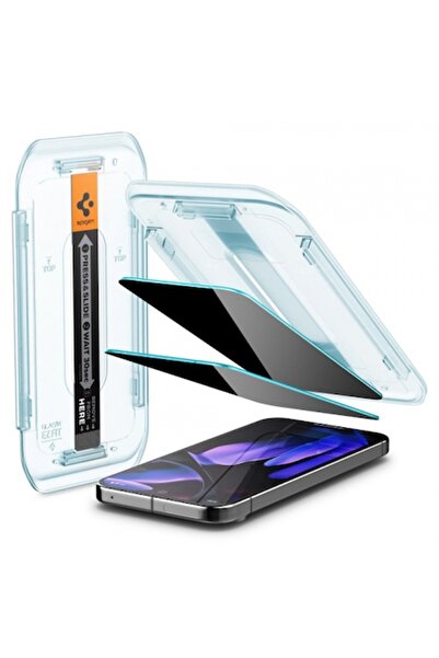 Spigen EZ Fit Privacy Screen Protector for Google Pixel 9 / Pixel 9 Pro - Tempered Glass, Full Glue,