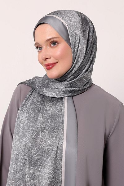 Levidor K.Gray Printed Indian Silk Shawl