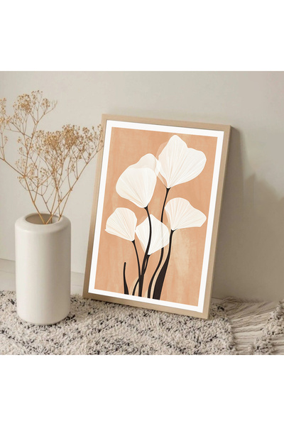 Dekorsiahome Masa dintr-o bucată cu cadru din lemn pentru sufragerie, sufrage...