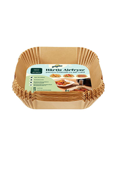 PAPRO Set 25 foi hartie pentru Air Fryer/cuptor/cuptor cu microunde, 16x16x4....