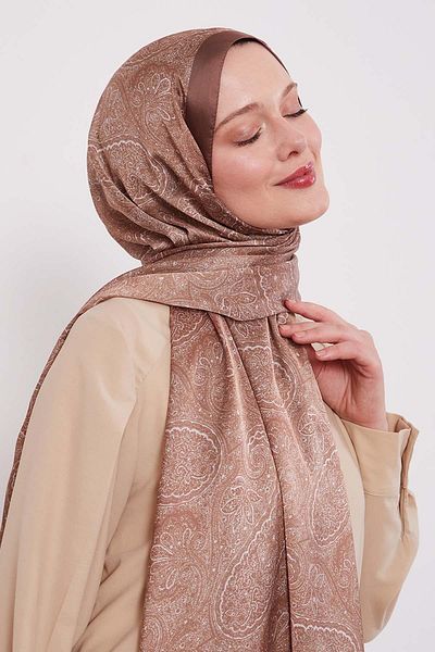 Levidor K.Mink Authentic Pattern Indian Silk Shawl