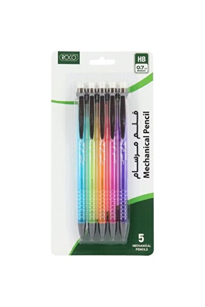 Roco Mechanical Pencil HB, 5 Pencils Multicolour