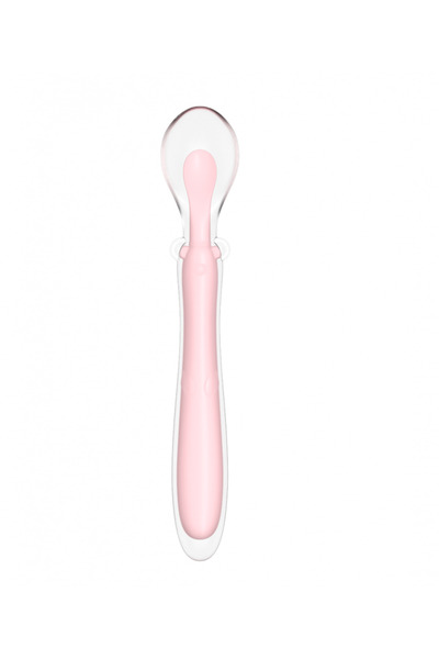 Kikka Boo Lingurita flexibila din silicon Ultrasoft Training Spoon Pink
