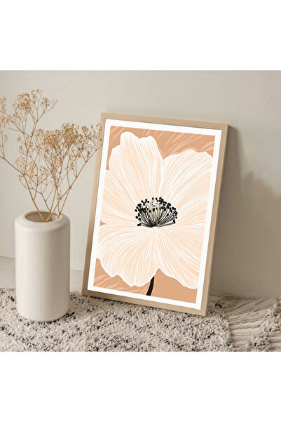 Dekorsiahome Τραπέζι σαλονιού κουζίνας με ξύλινο πλαίσιο μονοκόμματο BJSE TK1445