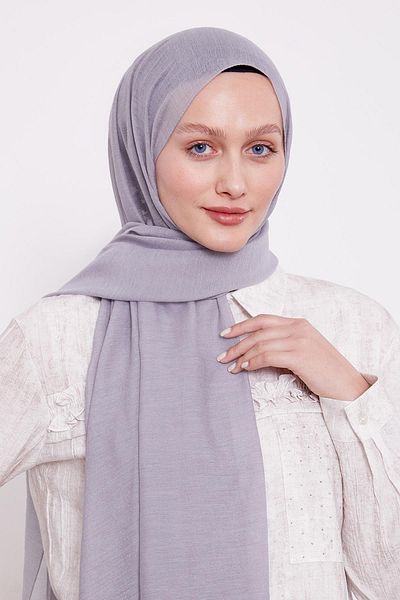 Levidor Silver Arlyn Plain Shawl