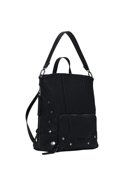 Desigual Rucsac Embro Patch Pretoria Mini Black 7L - 25WAKP24-2000