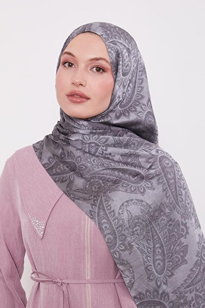 Levidor K.Gray Ethnic Pattern Italian Jacquard Shawl