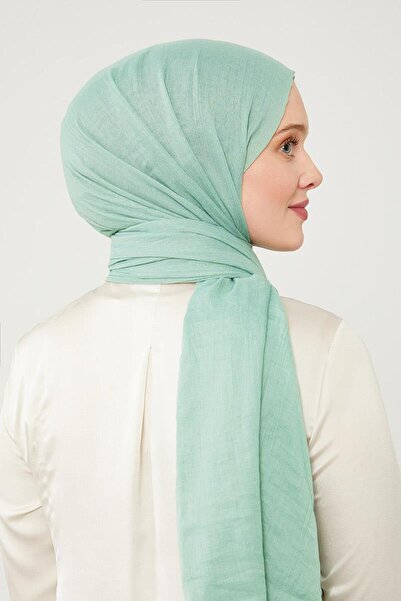 Levidor Mint Yeşili Düz Hawai Şal