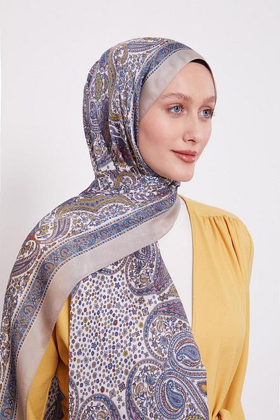 Levidor Mink Marbled Indian Silk Shawl