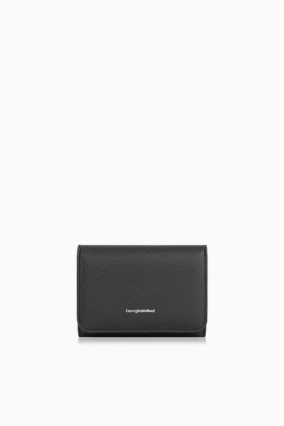 CENGİZ PAKEL Cengiz Pakel Small Size Magnet Women's Wallet/Portfolio – 65297 - Black/Plum