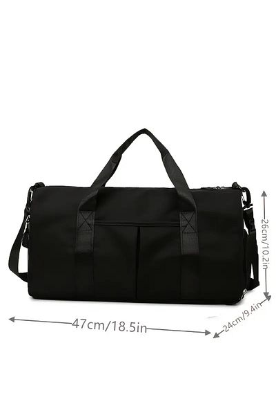 OEM Sports travel bag, TOP ANGEL'S®, 46cm x 24cm x 26cm, black