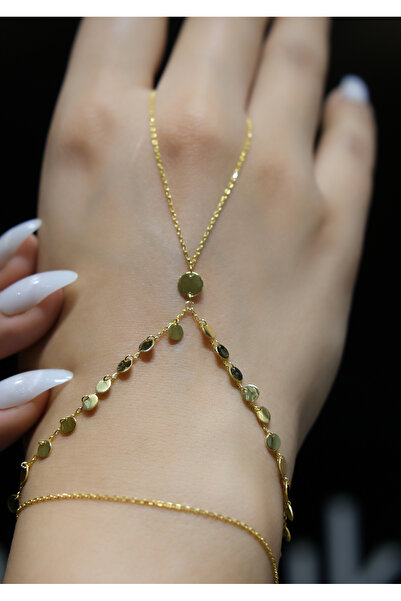 kuyumcu söylemez PUL MODELLİ ALTIN ŞAHMERAN 3.71GR 6.4MM 14 AYAR ALTIN 18/20CM