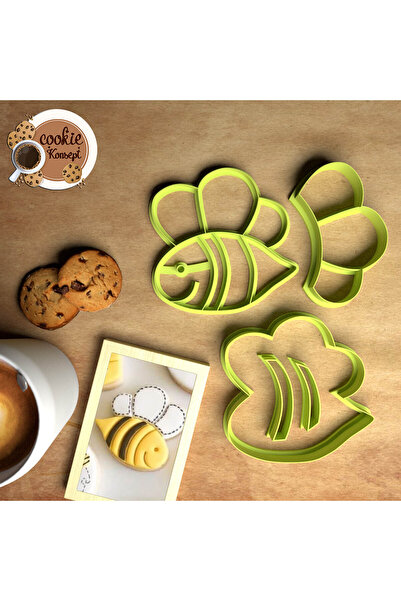 CookieKonsept مجموعة قوالب استحمام الطفل النحلة - متوافقة مع البسكويت والعجين...