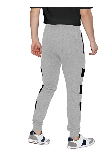 LAUREN SMITH Athletic Men’s Track Pant 100%Cotton Comfortable , Elastic Waist & Zipper Pockets-