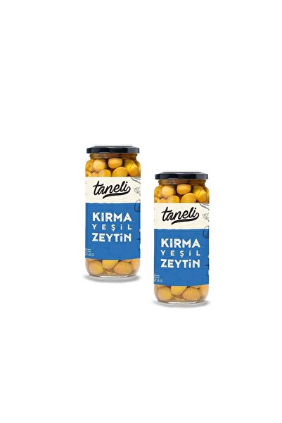 taneli Ariste 2'li Kırma Yeşil Zeytin 600 gr (300 gr x 2)