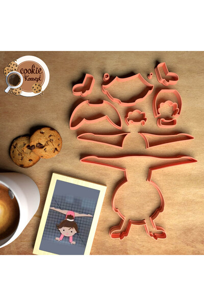 CookieKonsept مجموعة قوالب استحمام الطفل راقصة الباليه - متوافقة مع الكوكيز و...