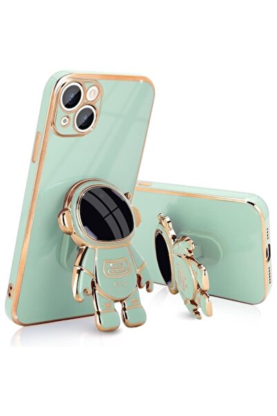 SOHO TPU 2in1 Protective Case for Apple iPhone 14 Plus – Astronaut with Stand, Green