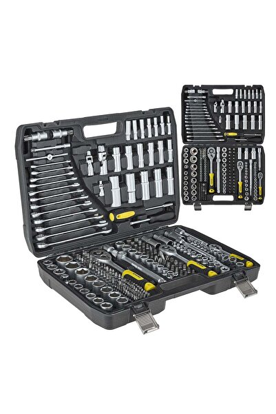 GEKO TRUSA DE SCULE 216 PIESE 1/4", 3/8", 1/2"