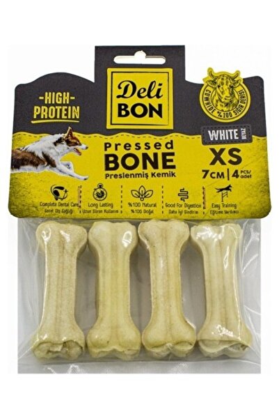 Delibon Gerçek Deriden Pres Kemik 4X7CM - White