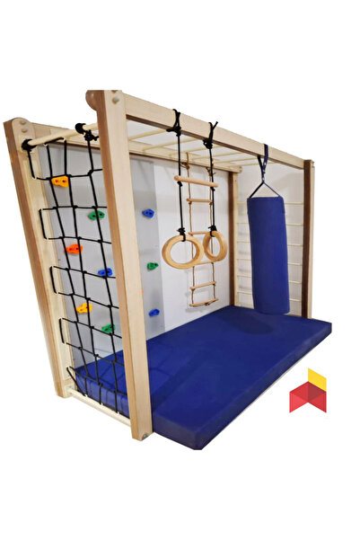 Home Decor شريط القرد مع لوحة شبكية وجدار تسلق