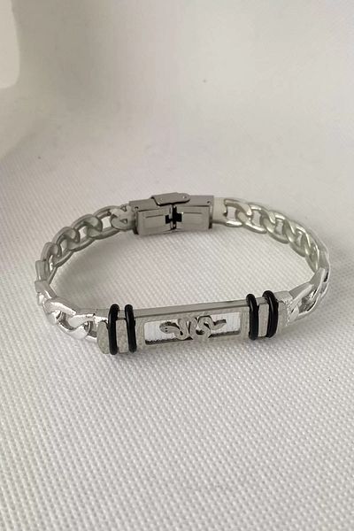 Mutenaura Figured Steel Men's Bracelet