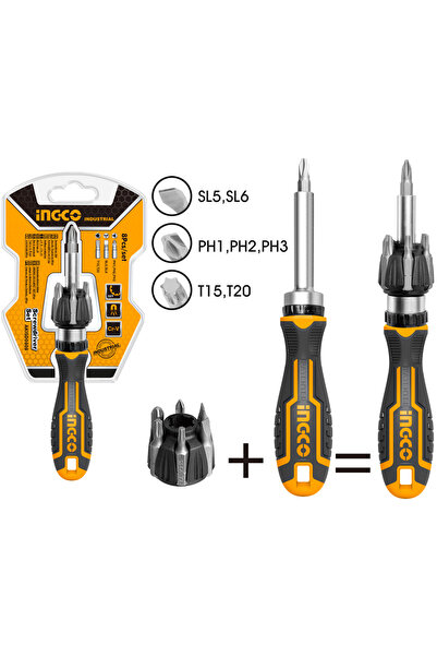 Bervas ﻿ΣΕΤ ΚΑΤΣΑΒΙΔΙΩΝ ΜΕ ΚΑΣΤΑΝΙΑ 7 ΤΕΜΑΧΙΩΝ INGCO