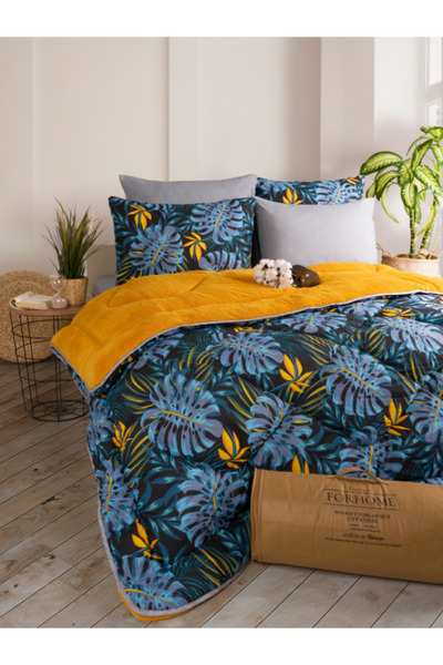 argehome Çift Kişilik Welsoft Uyku Seti Çift Taraflı Wellsoft Pofuduk Polar Y...