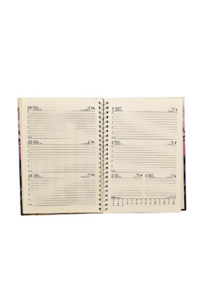 Roco 2025 Weekly Diary – A5 Size, Gregorian & Hijri Calendar (Design 2)
