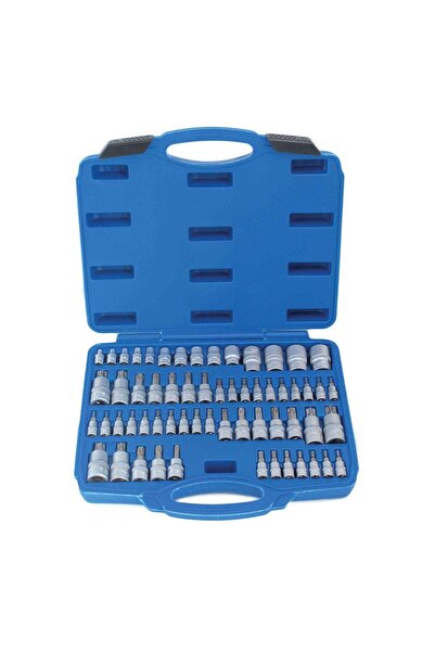 GLOBAL TOOLS SET 60 DE CHEI BITI TORX E-TORX TORX PLUS 1/4 3/8 1/2