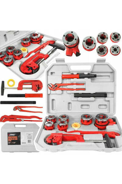 VERKE TRUSA FILIERE PENTRU TEVI 1/4" 1-1/4"