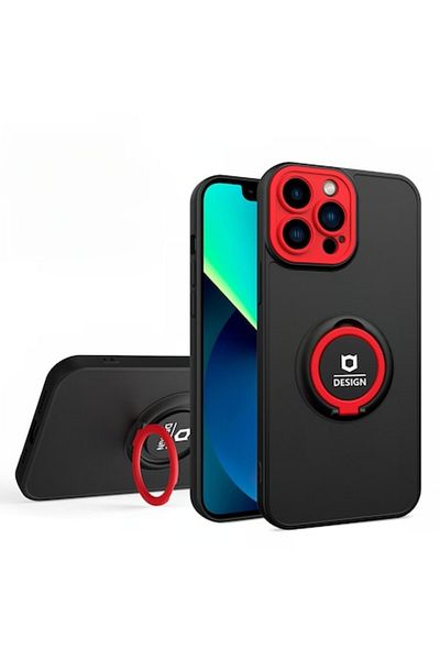 SOHO Protective Case Eagle Eye for Apple iPhone 12, Shock Resistant, Camera Protection, Magnetic Ring Hol
