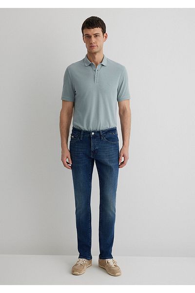 Mavi Jake Premium Blue Shaded Dark Jean Trousers 88222