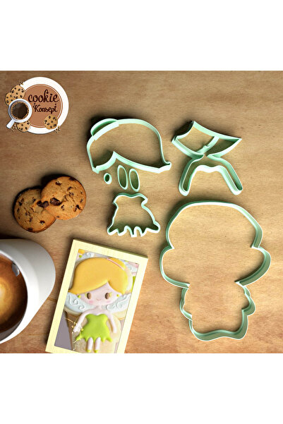 CookieKonsept مجموعة قوالب استحمام الطفل سفاري برينسيس - متوافقة مع الكوكيز والعجين والطين