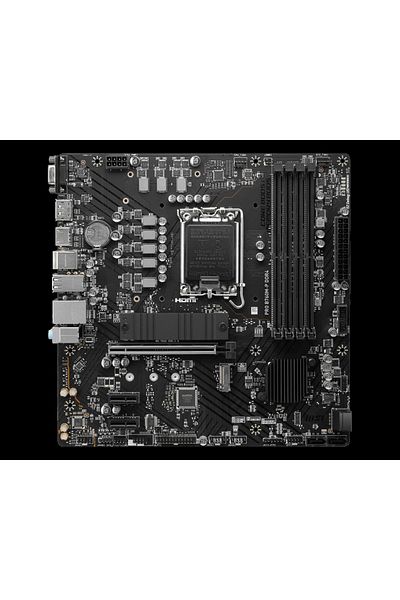 MSI Pro B760M-P Ddr4 Socket 1700 5333Mhz (Oc) Matx Motherboard