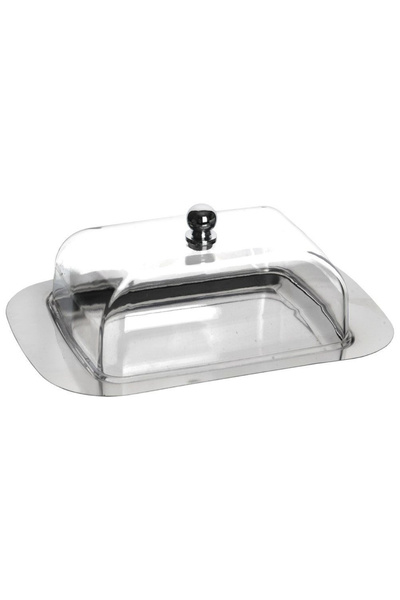 shumee Steel butter dish