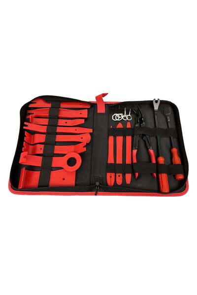 GEBOTOOLS TRUSA DEMONTAT RADIO SI TAPITERII CLEME AUTO 20 PIESE GEBO TOOLS