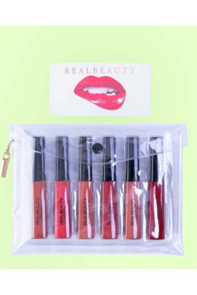 real beauty Liquid Lipstick - Set of 6 Multicolor Pens