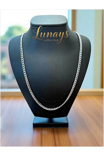 Lunays Stainless Steel Barley Model Unisex Chain 3 ml