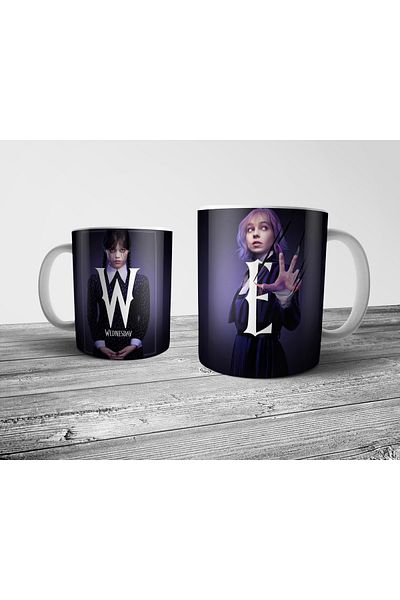 Pixxa Wednesday the 2Nd Season - Addams Family Mug Cup Model 1