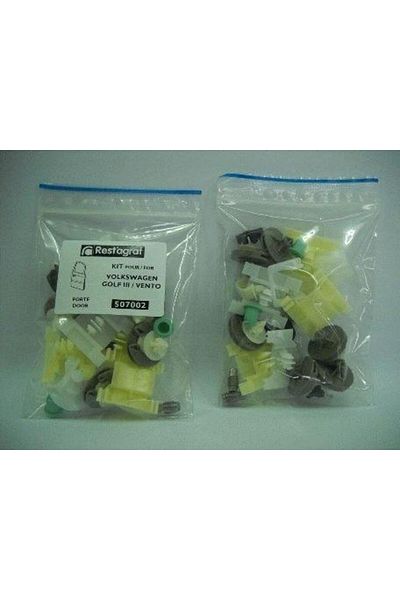 RESTAGRAF Car clip set A507002 for door mounting, compatible with Volkswagen Golf III and Vent