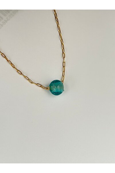 mibrillo Ataç zincirli cam bodrum boncuk kolye