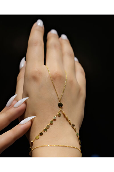 kuyumcu söylemez PUL MODELLİ ALTIN ŞAHMERAN 3.71GR 6.4MM 14 AYAR ALTIN 18/20CM