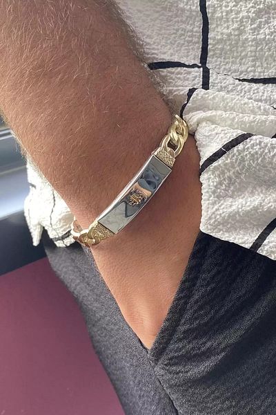 Mutenaura Figured Steel Men's Bracelet