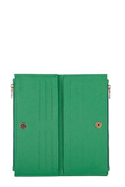 Zühre Green Compartment Wallet Zc027