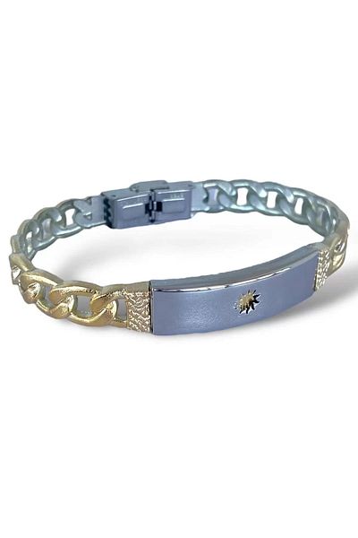 Mutenaura Figured Steel Men's Bracelet